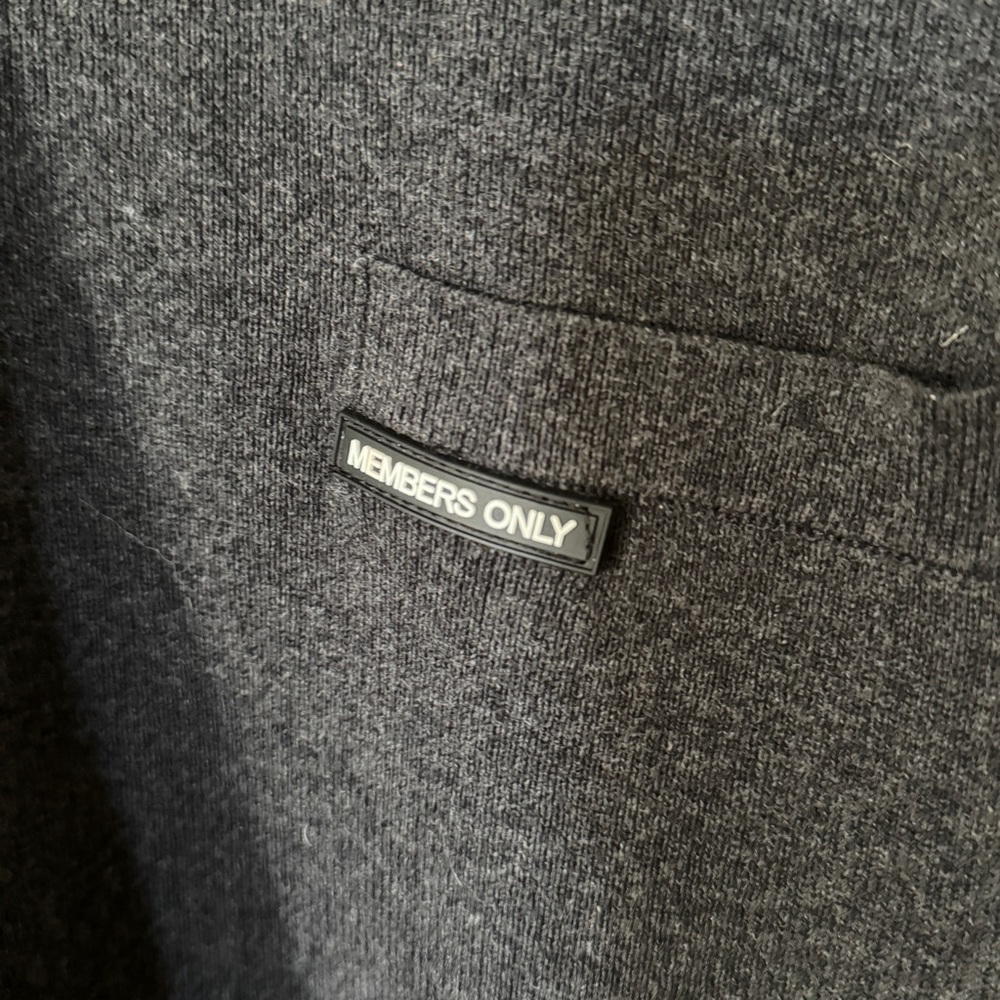 Members Only Charcoal Racer Zip-Up - Picture 2 of 7